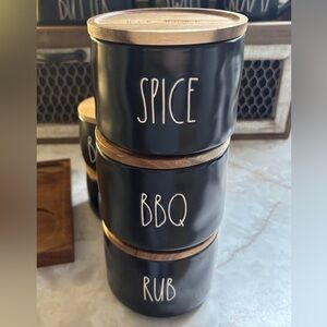 Rae Dunn Spice Bbq and Rub Cellar Stacker